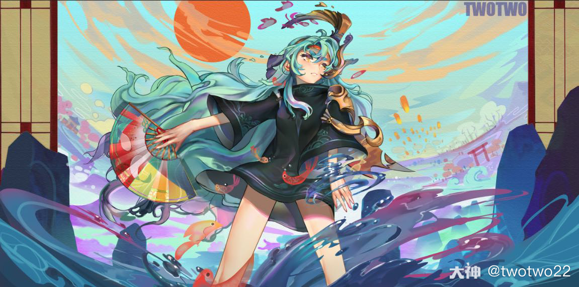 荒川之卷之前的sp金鱼姬大猜想.结果才画完就出资料片了