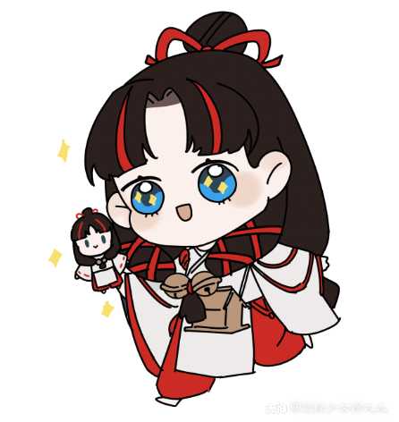 阴阳师同人,缘结神 她好可爱啊呜呜呜呜!