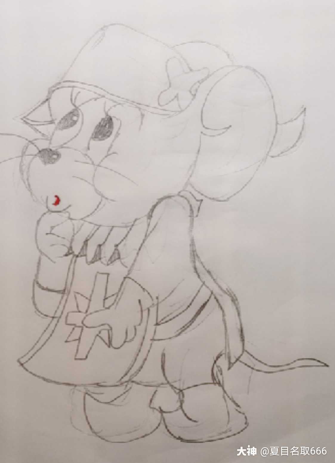 战队团宠作品名称:剑客泰菲 白袍小将作品简介:自己画的_猫和老鼠