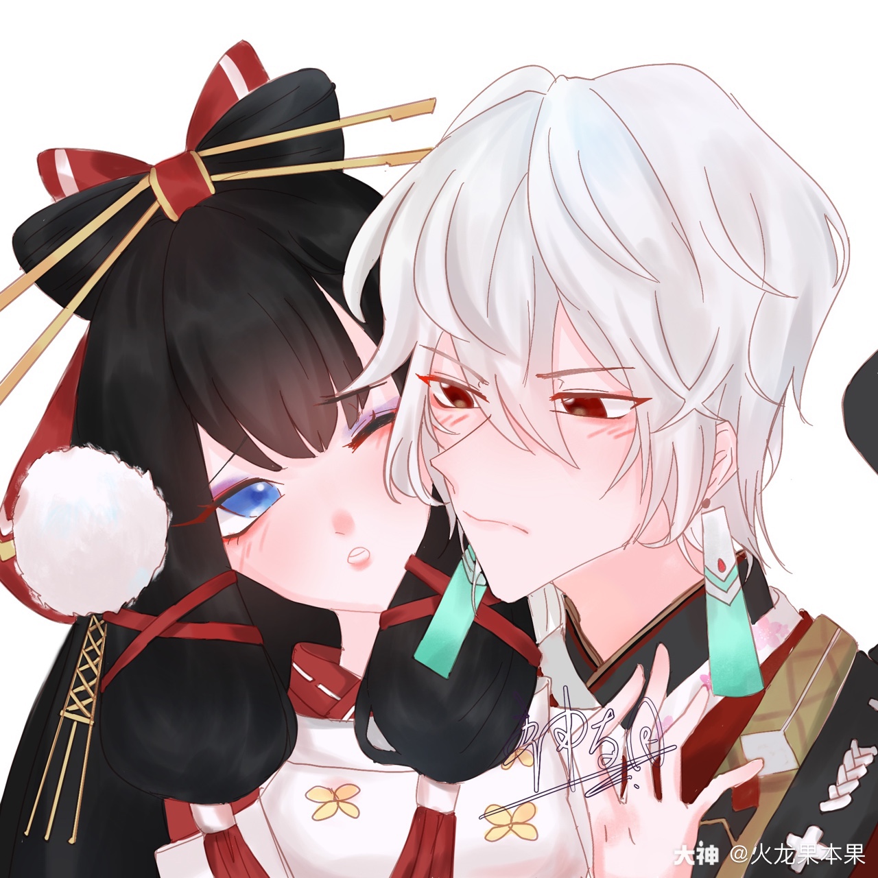 狗雪#又是我,这两套太配了,请原地结婚阴阳师2020-10-16来自求头涣