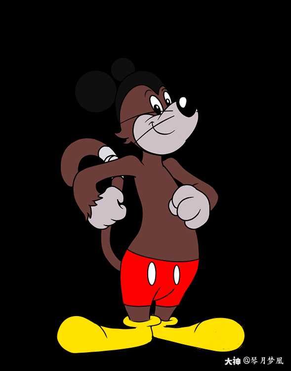 猫和老鼠同人,猫和老鼠自创皮肤 自创米特b级皮肤米老鼠