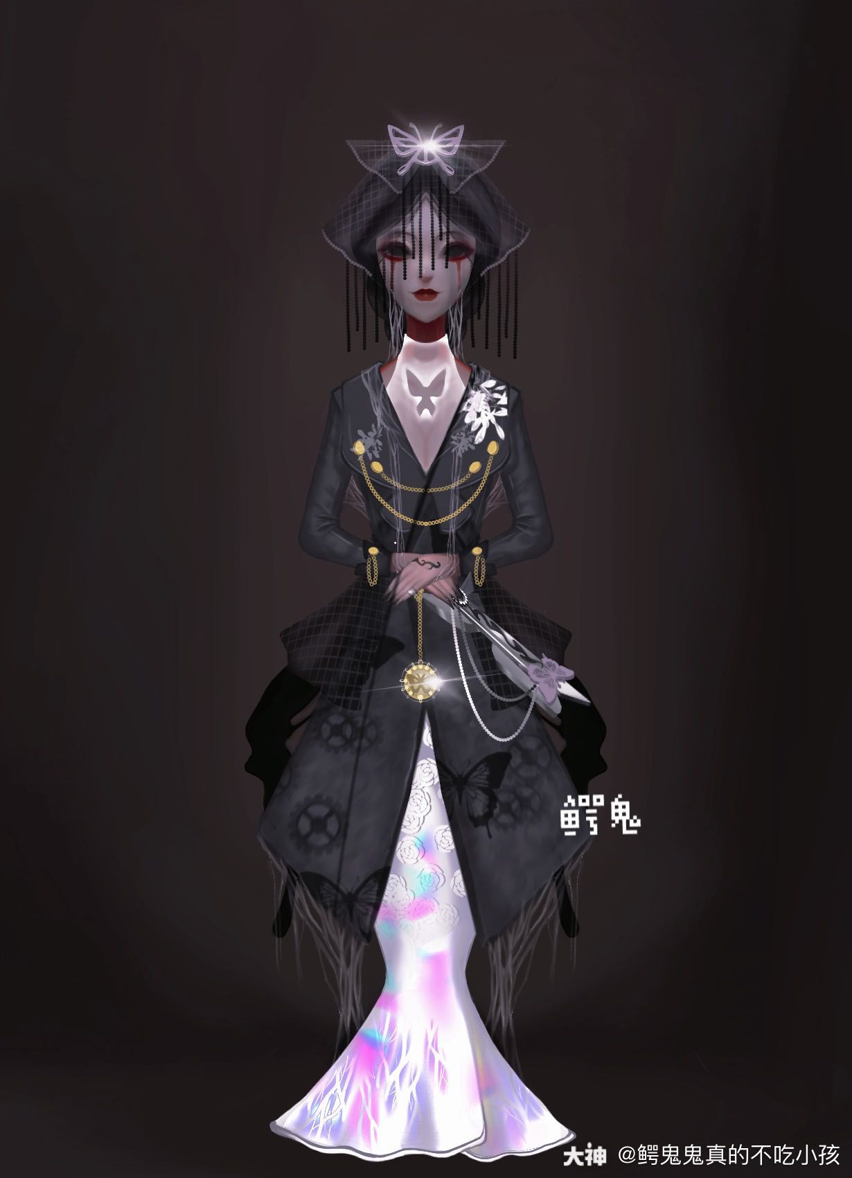 自制红蝶皮肤——破茧_第五人格 | 大神