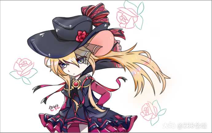 猫和老鼠同人 剑客莉莉—暗夜玫瑰(画中是3s)_猫和老鼠 | 大神