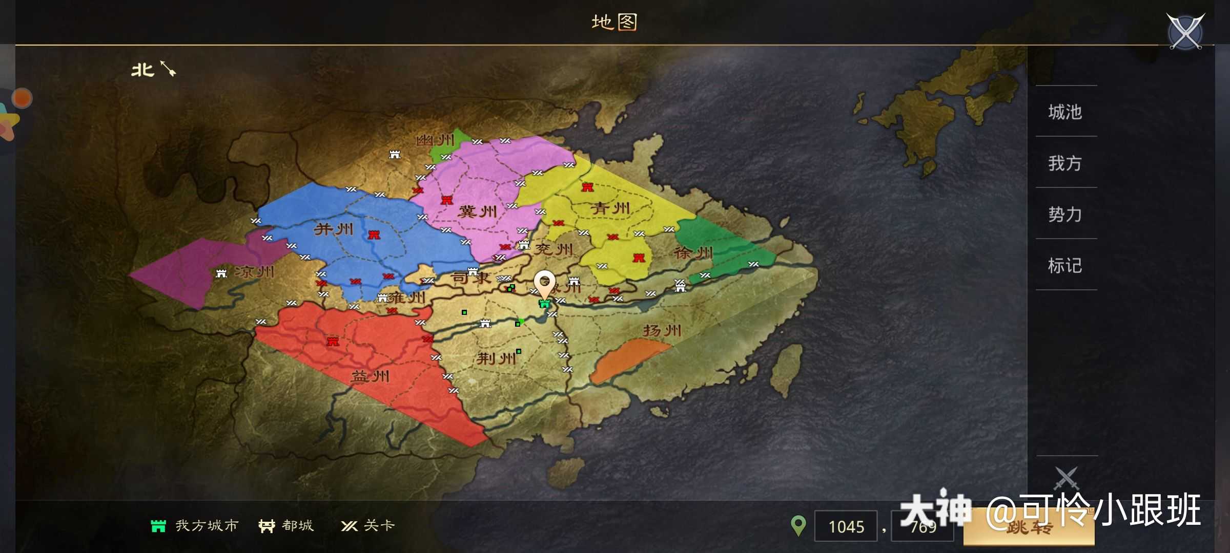 荆州s3 所有鱼塘(1481,343)(1154_率土之滨 | 大神