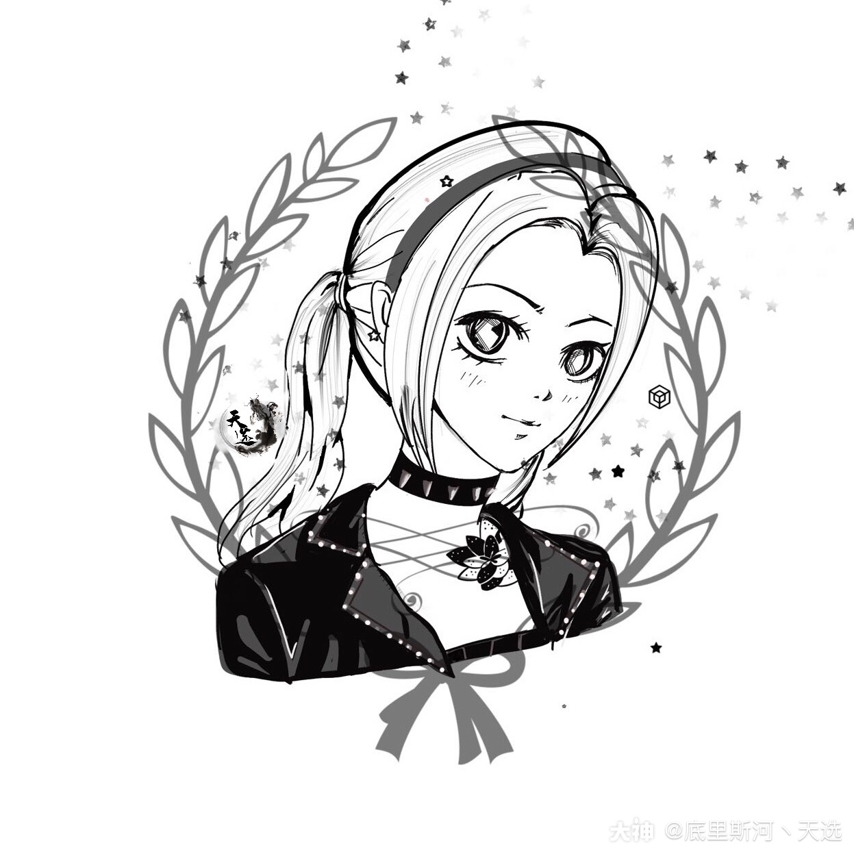 明日之后|手绘头像第二弹】继续黑白画风_明日之后 | 大神