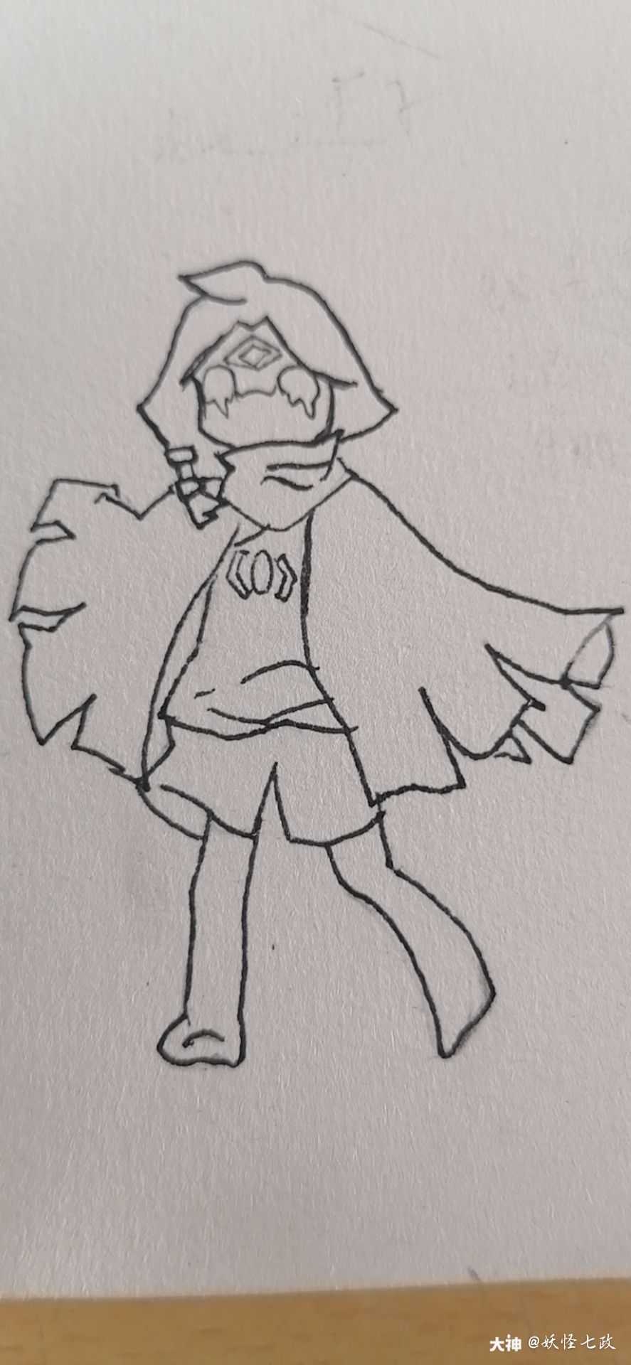 光遇简笔画# 光之子一.