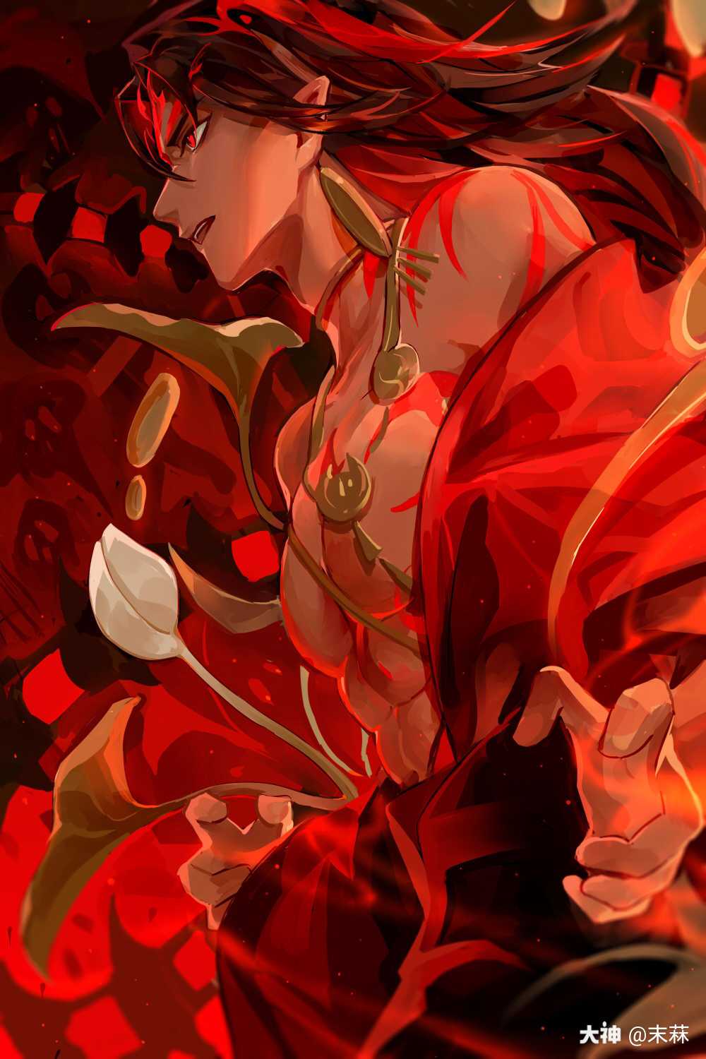 作品名称:阿修罗 作品简介:"世人将不再惧怕魔神,恶鬼,黑暗和伪善.