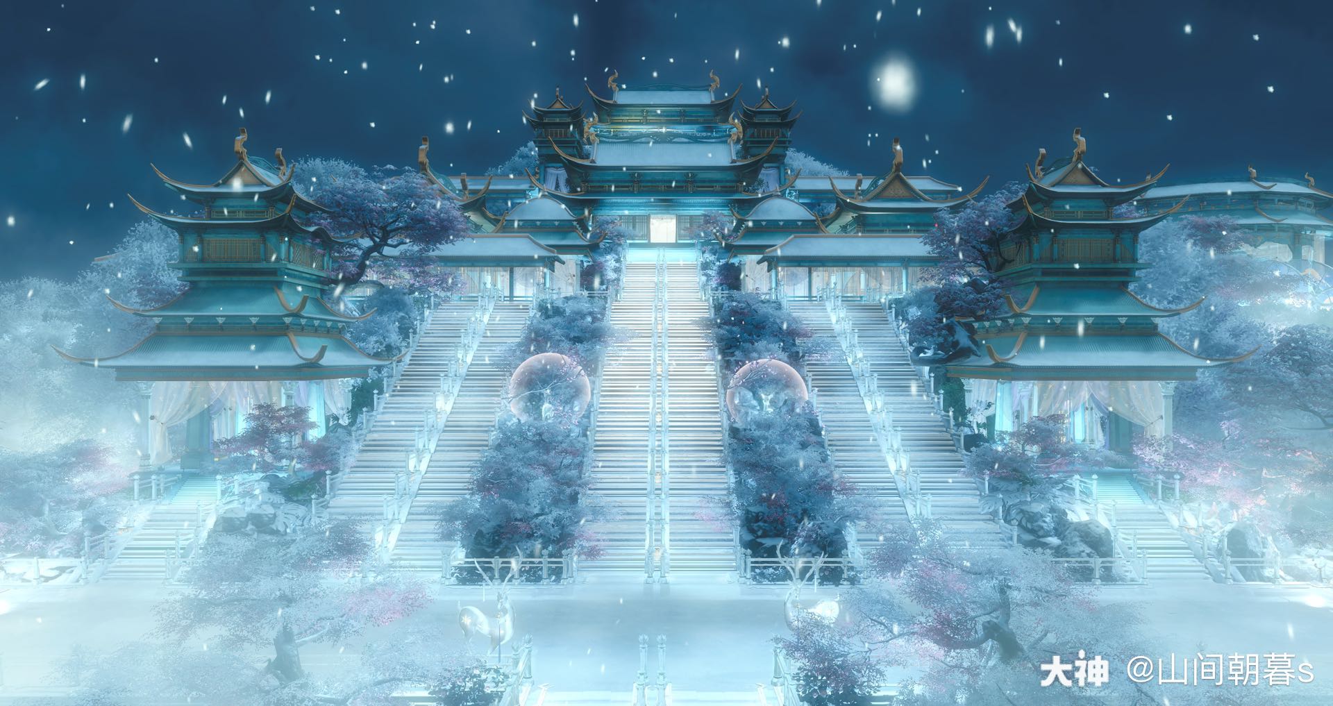 云顶天宫】云拥蓬莱通御气，雨晴太液起恩波_逆水寒端游 | 大神
