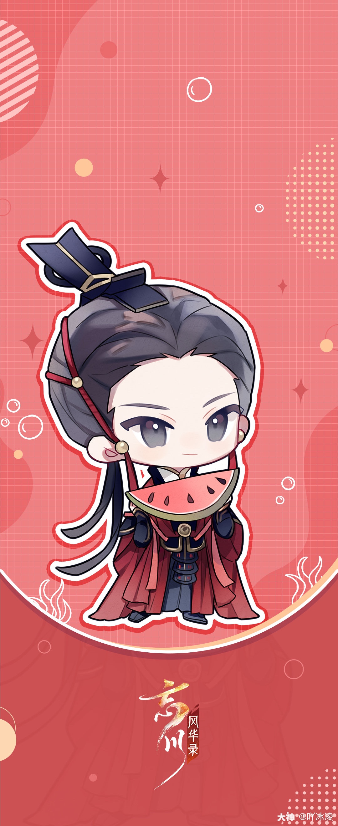 忘川超萌q版壁纸来啦