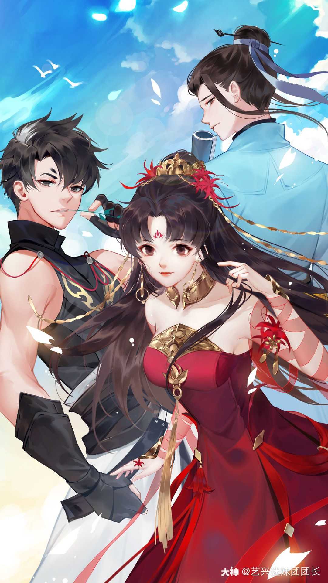来袭75757594今天的壁纸主题是阿初和她的朋友_倩女幽魂手游