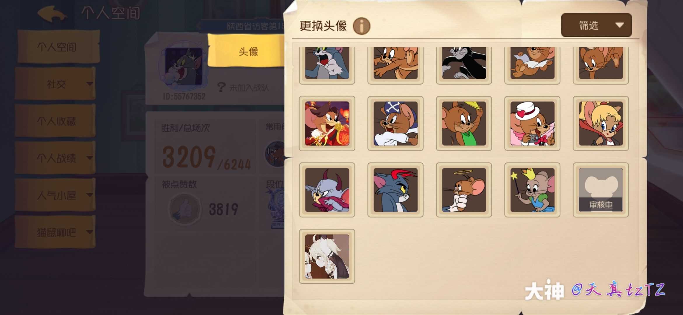 猫和老鼠bug反馈专区 自定义头像一直在审核