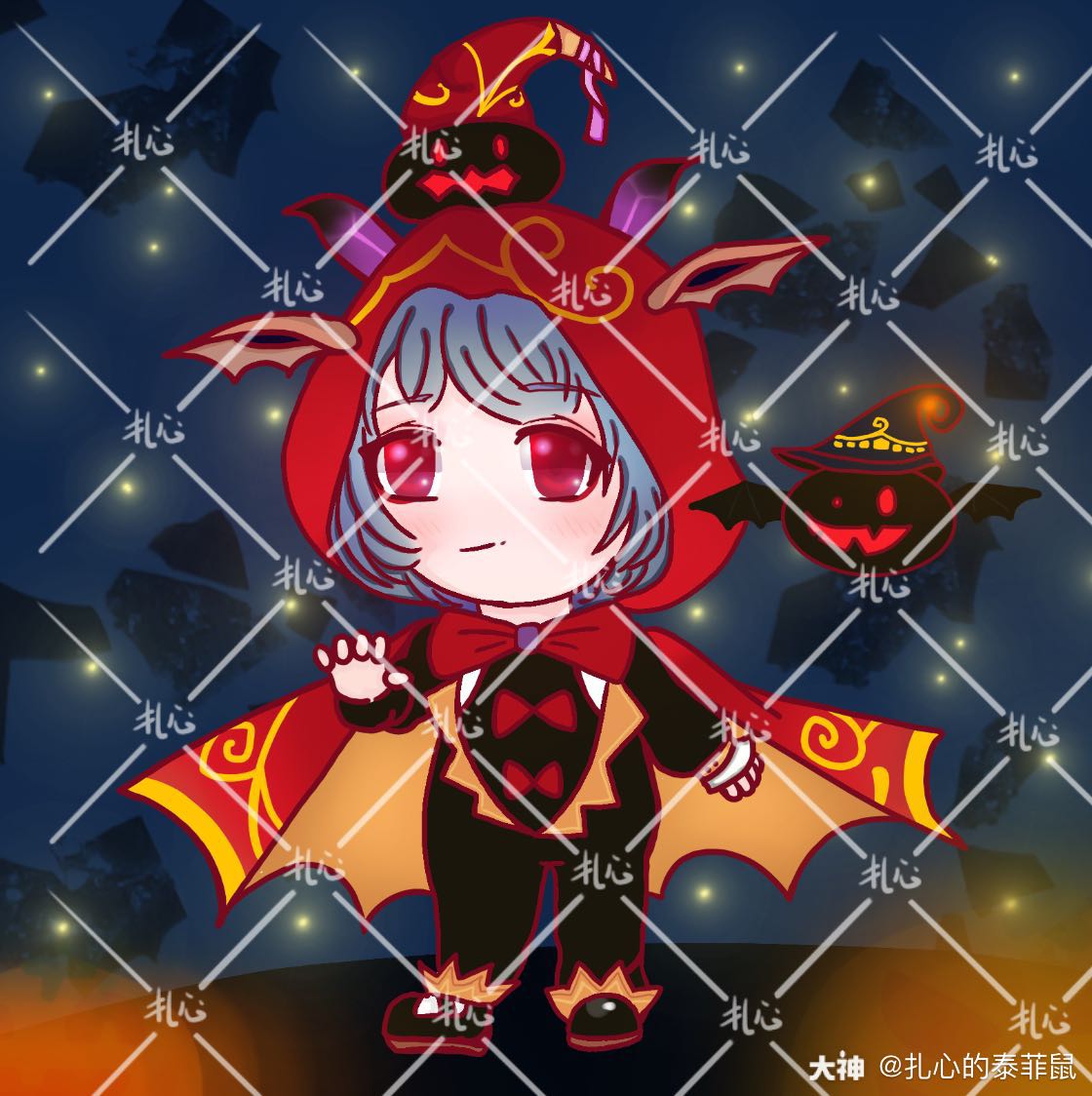 恶魔泰菲61小红帽同人