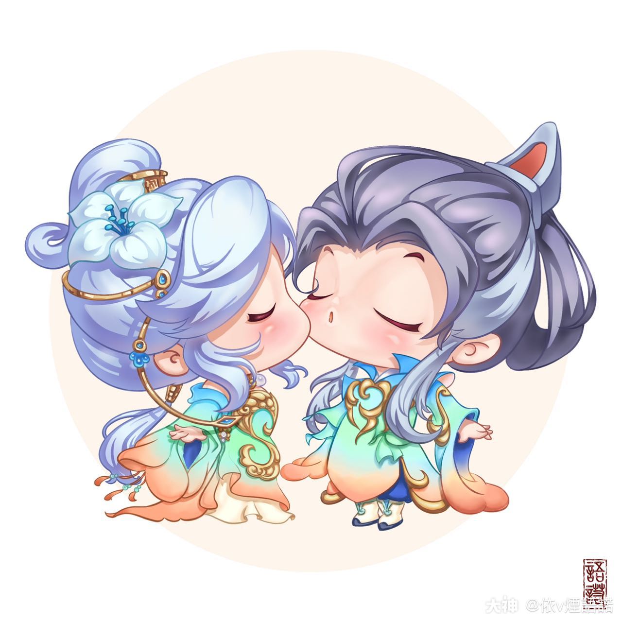 要亲亲～000000 情侣系列一大话西游手游