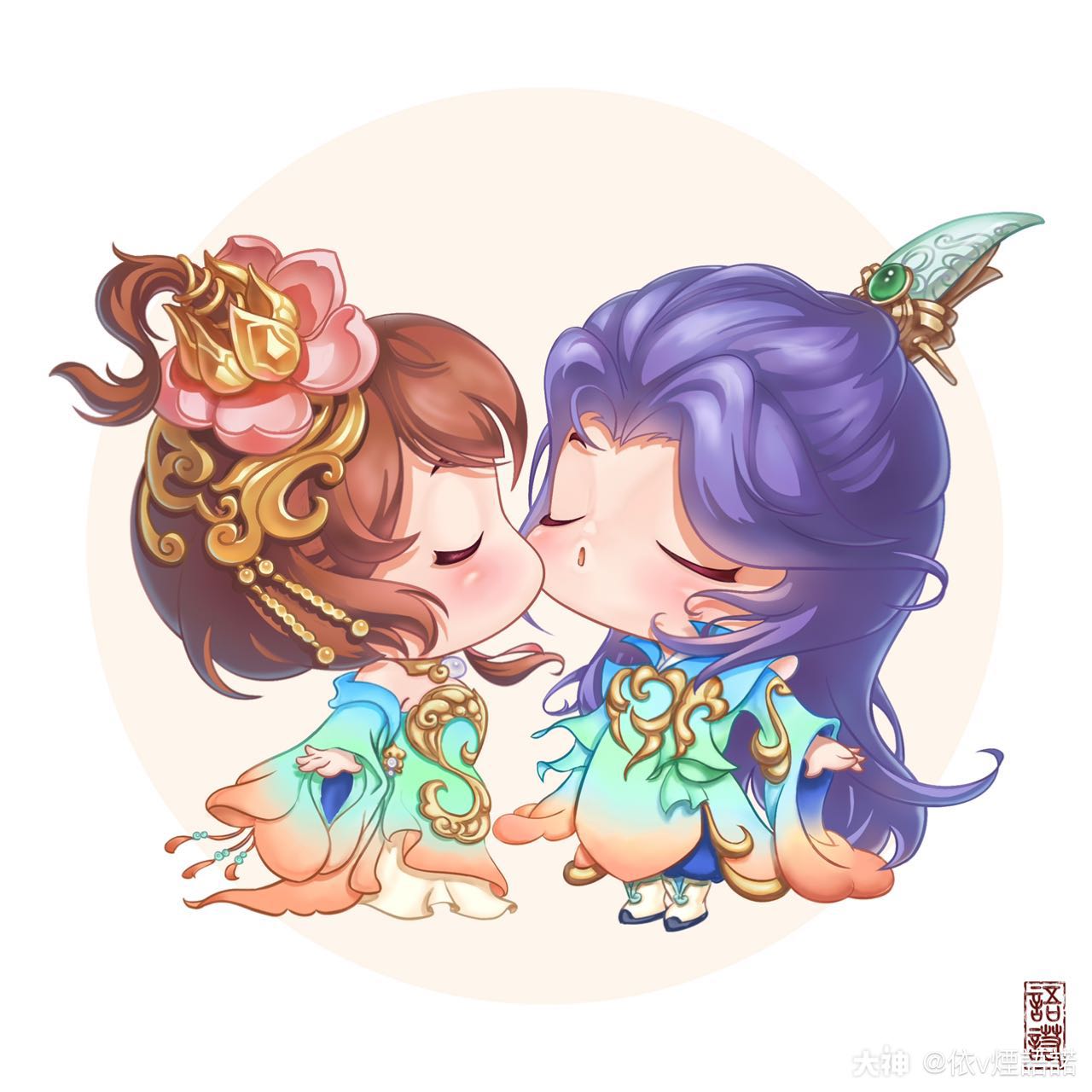 要亲亲～000000 情侣系列四大话西游手游_大话西游手游 | 大神