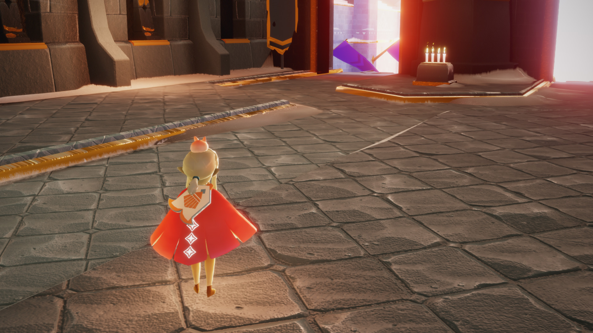 新版的霞谷的地板砖细节 添加了这种感觉上有凹凸的花纹 大神