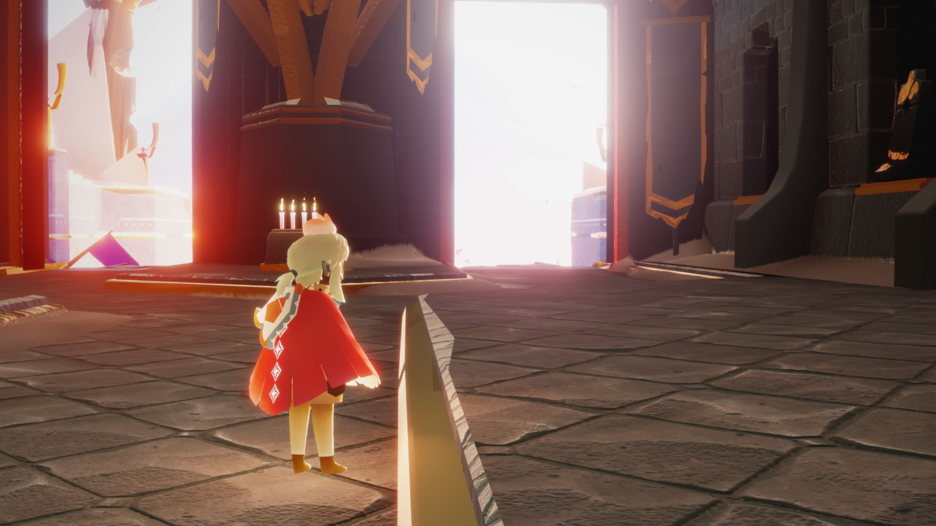 新版的霞谷的地板砖细节 添加了这种感觉上有凹凸的花纹 大神