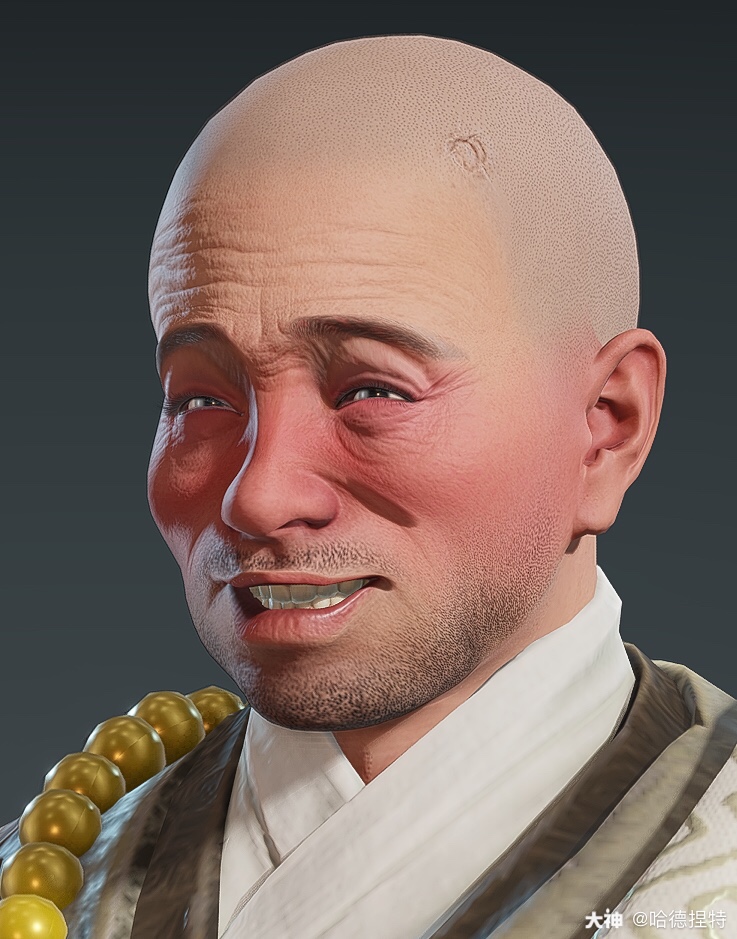 天海捏脸酒肉和尚