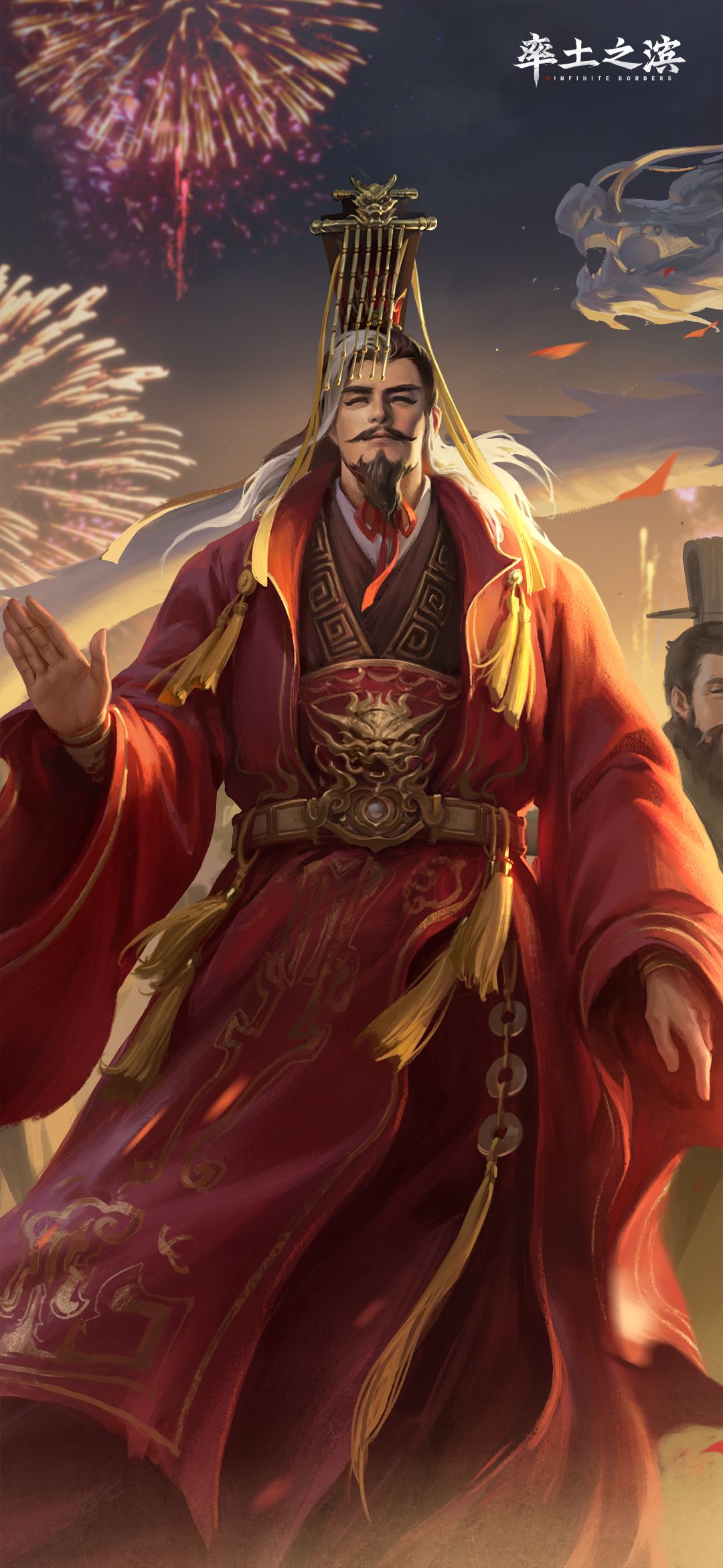 率土之滨 春节将至,新春武将画像,刘备·国泰民安最适合了_率土之滨