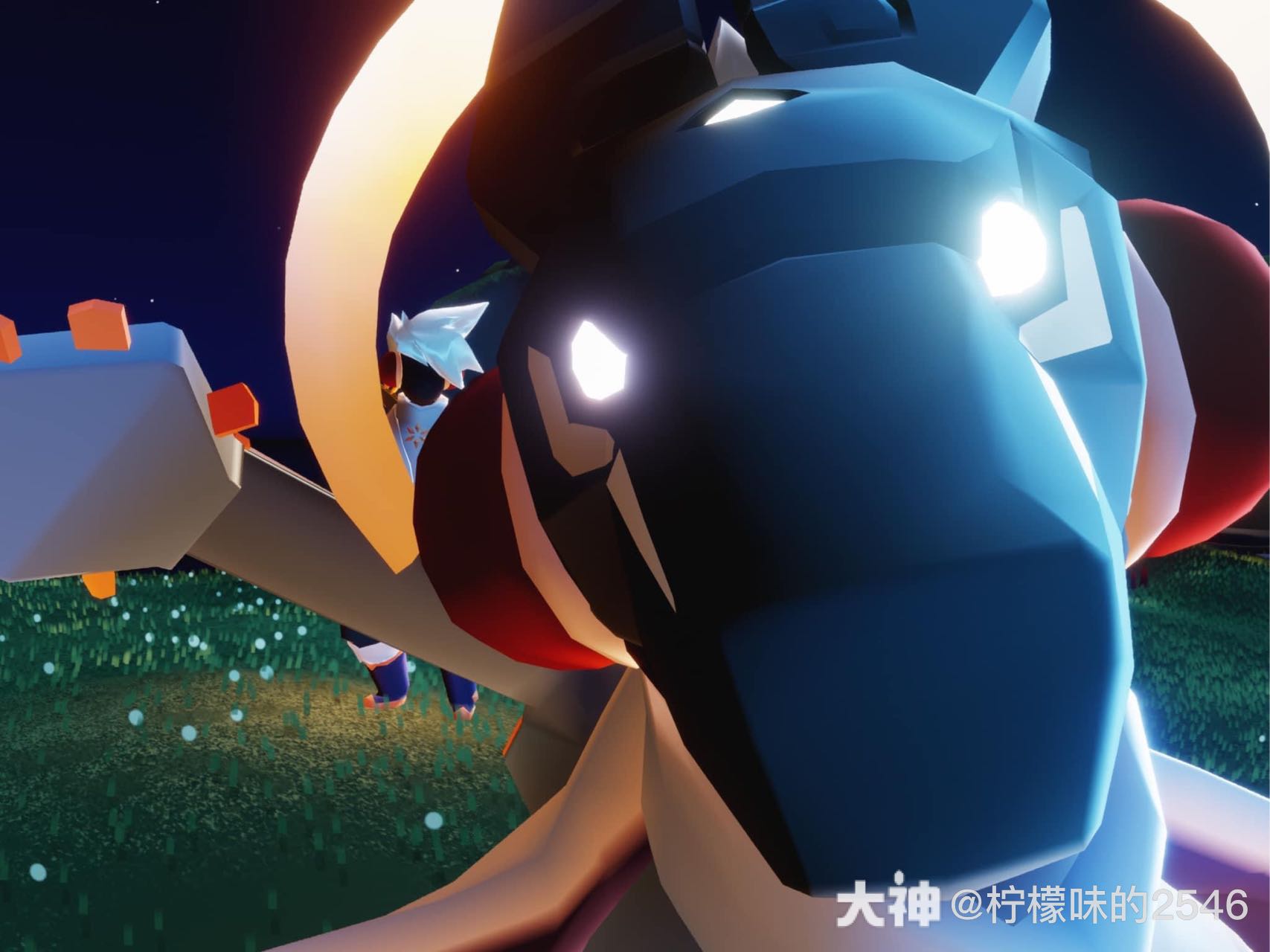 搞笑表情包】来和帅气的阿努比斯贴贴～哈哈哈,这憨憨的鼻子_光·遇