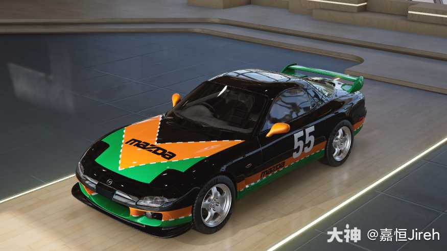 马自达 MAZDA RX-7 勒芒夺冠787B致敬涂装巅峰极_巅峰极速 | 大神