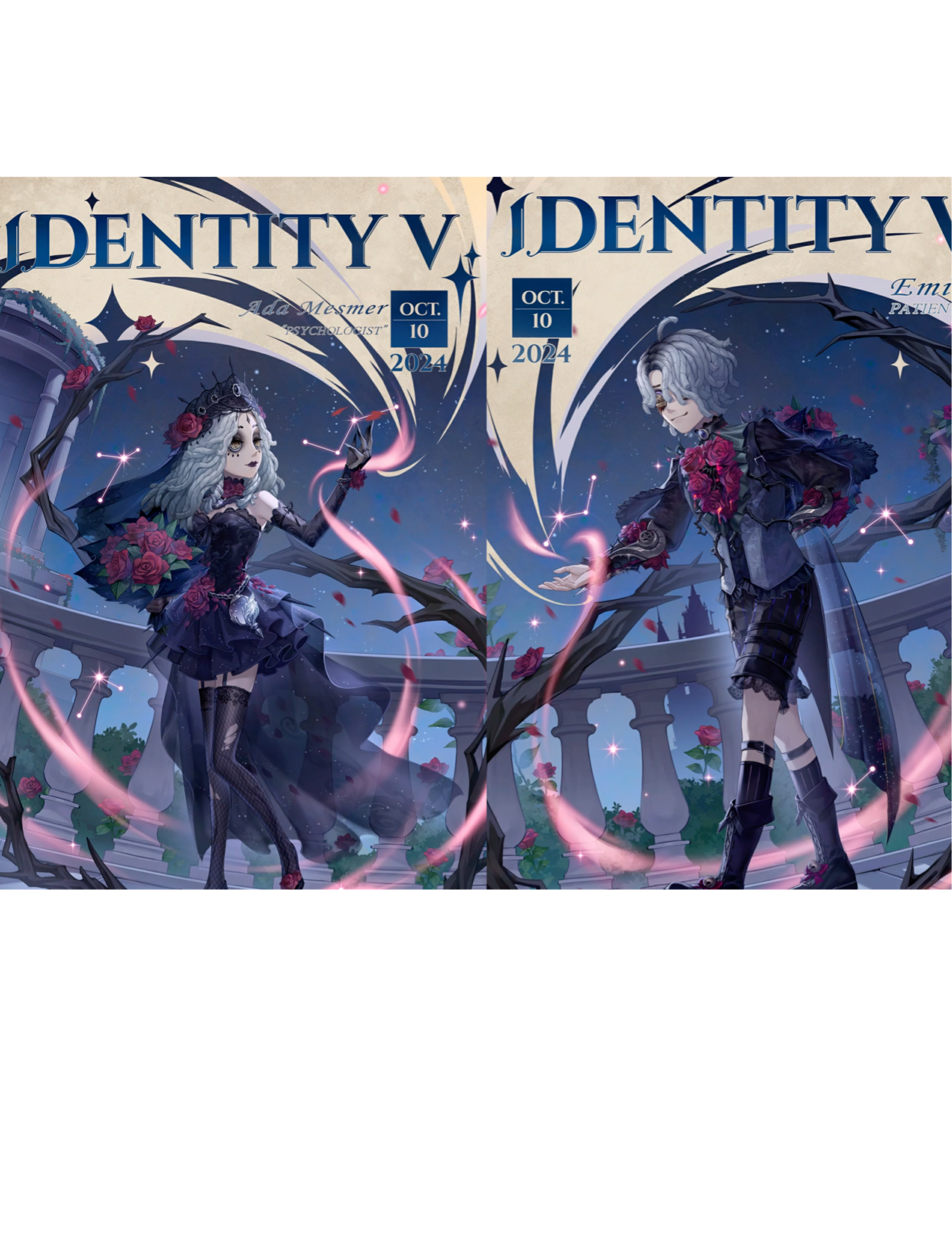 第五人格心理学家 & 病患 国际服角色日4K高清海报&现阶段_第五人格 | 大神