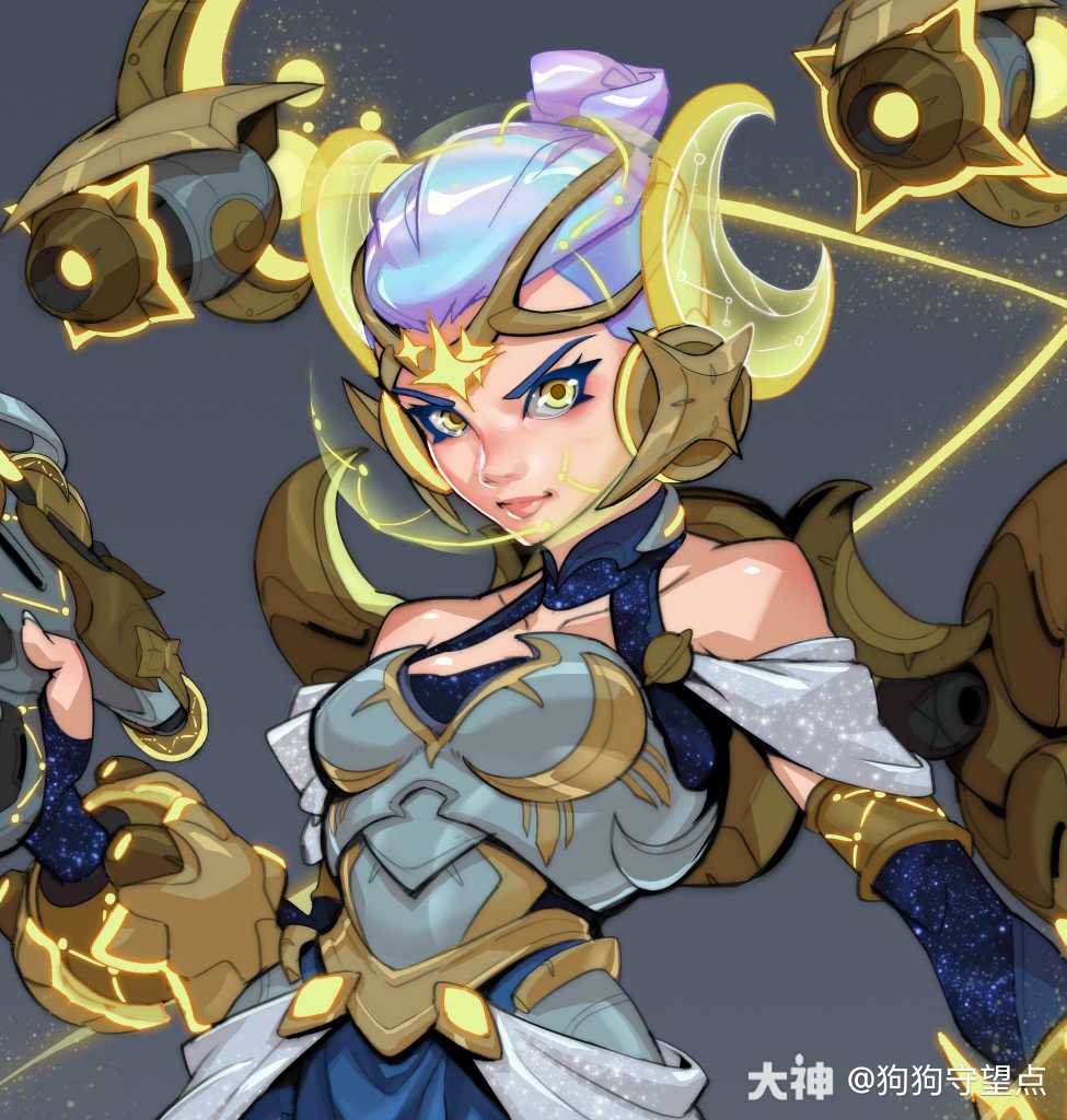 守望资讯 【原画赏析：朱诺皮肤“星界使者”概念艺术】推文来自_守望先锋 | 大神