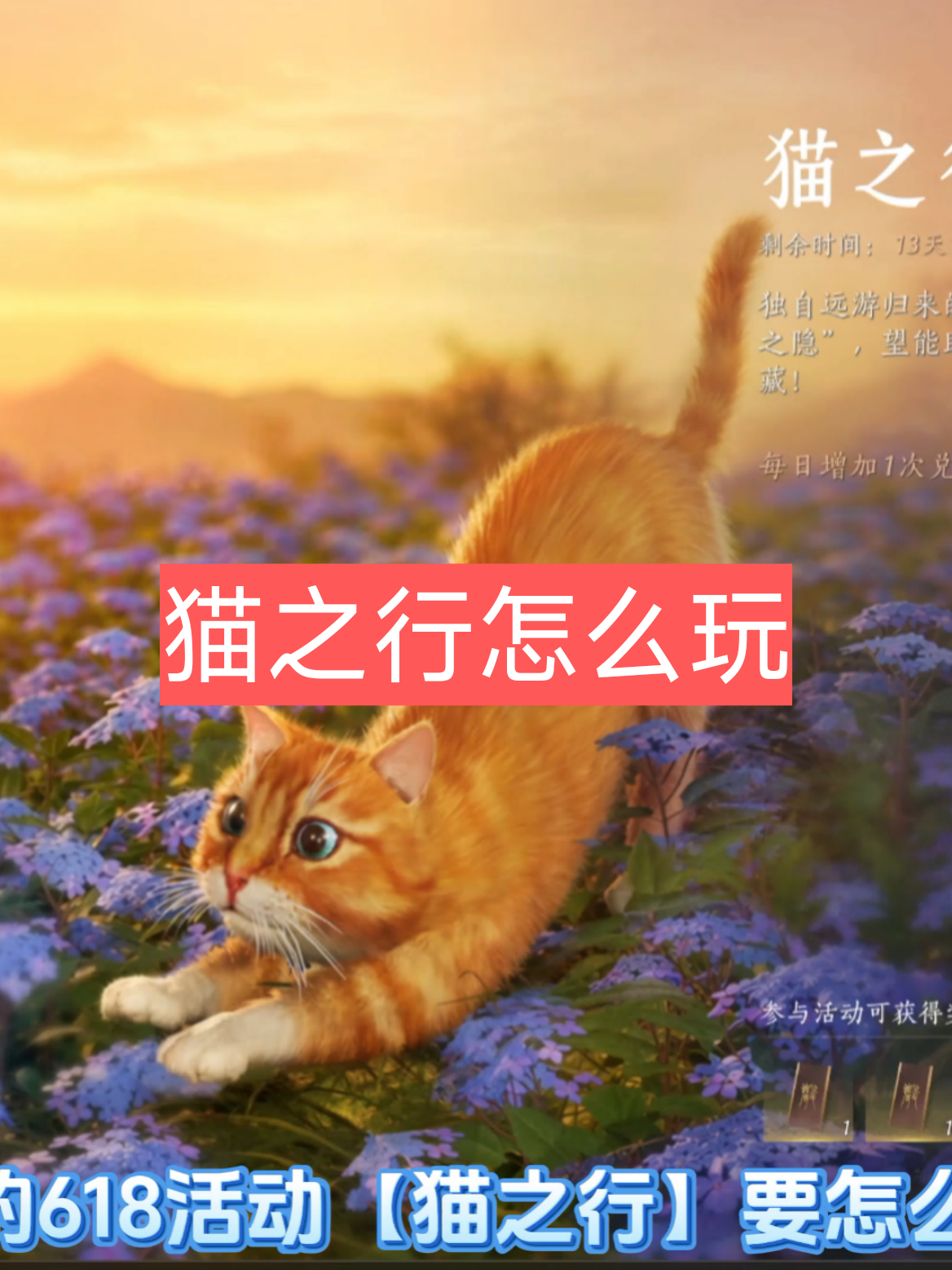 今天新出的618活动【猫之行】要怎么玩_燕云十六声| 大神