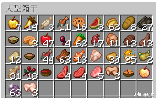 我的世界进度饮食均衡所需要的全部食物种类 大神