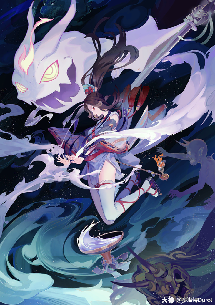 百闻社丨带崽上船】法术新宠,新版本多功能后排式神烟烟罗来啦_阴阳师