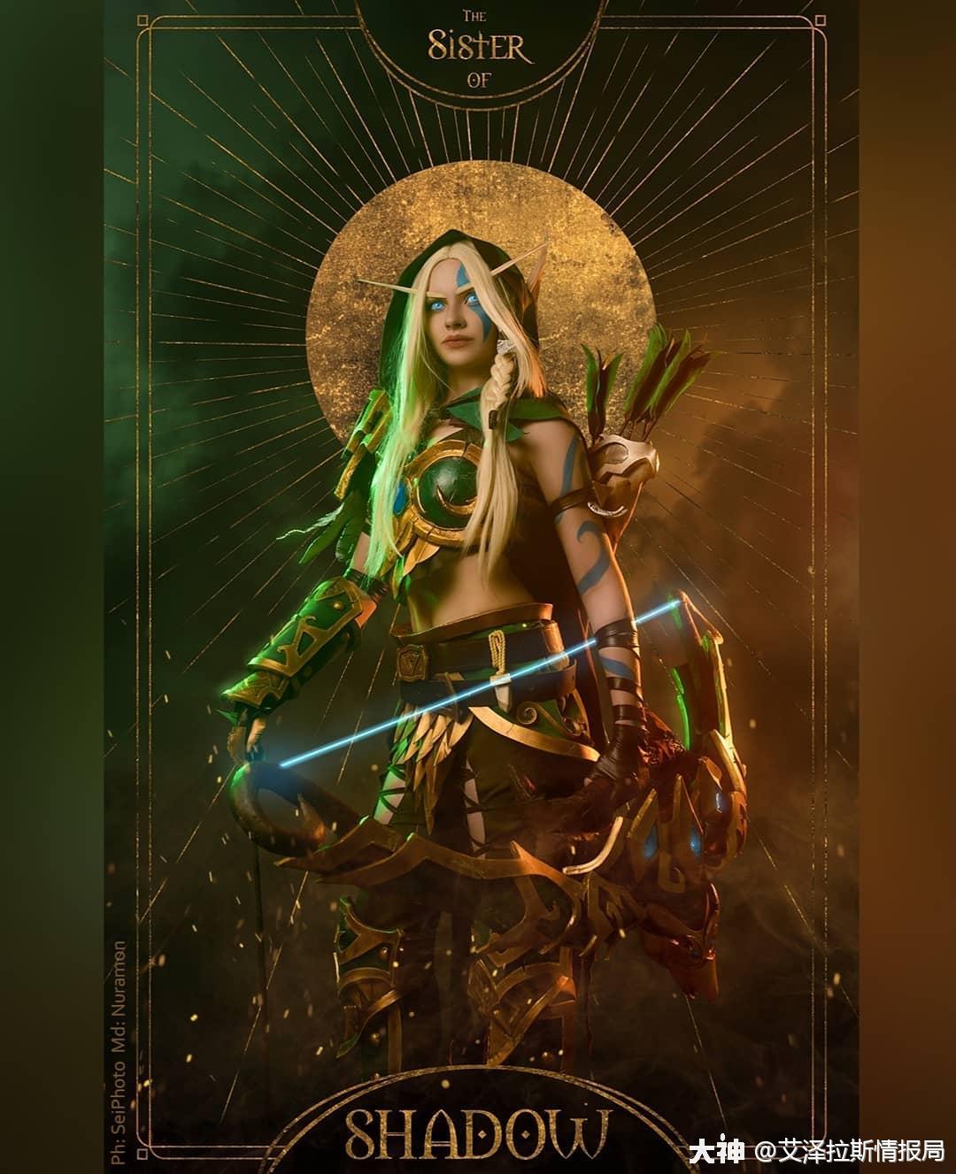 魔兽cos欣赏:风行者三姐妹】国外玩家近日发布了一组魔兽风行_魔兽