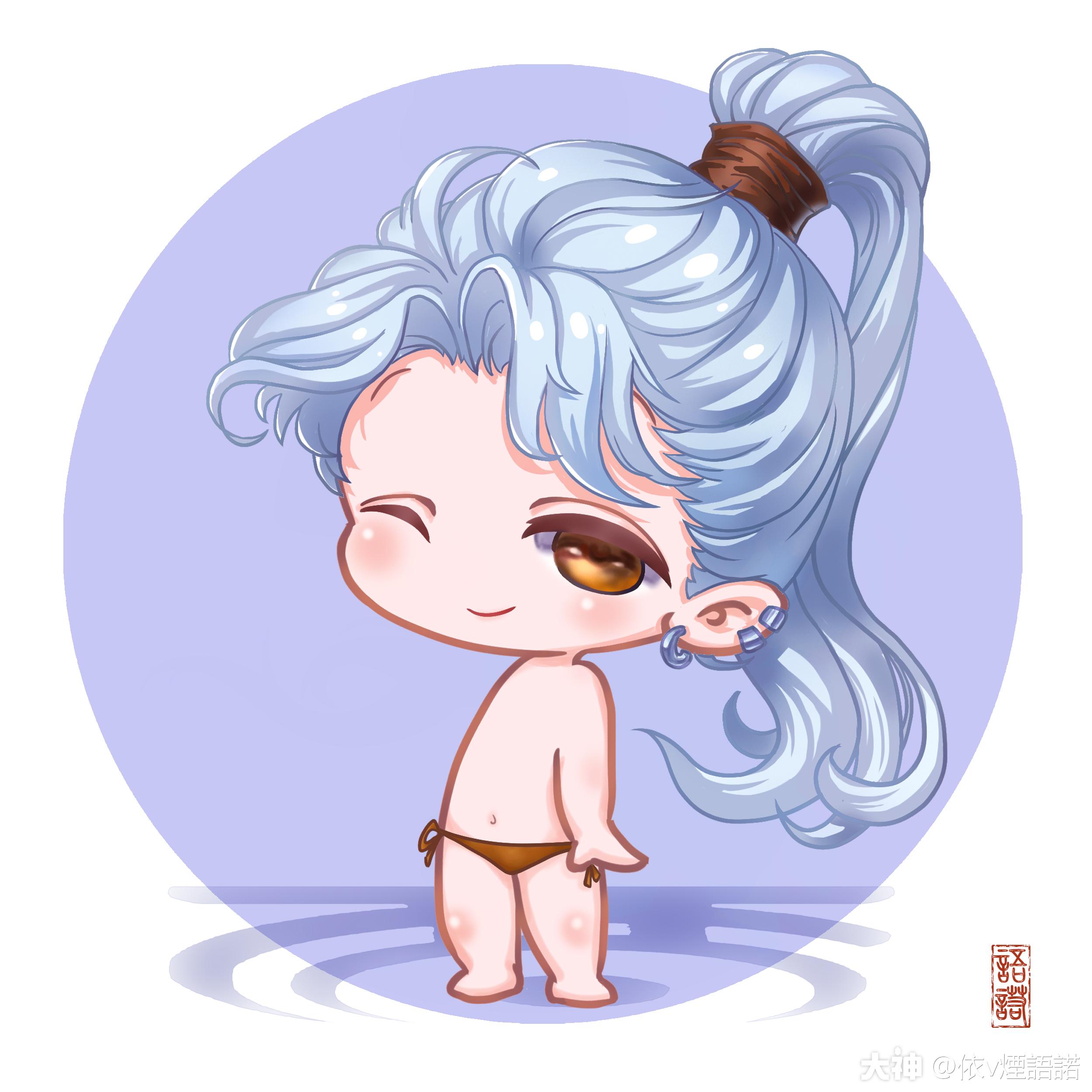 晚晚相忘江湖丶致青春锦鲤鸿运尔雅丶擎云握雾这头像是不是有点凉快了