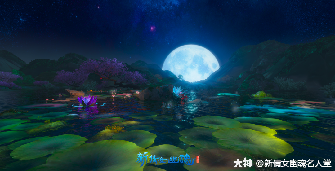 桃花涧,蛙鸣池,长江月夜,长江晴晓,密竹林,船舱,小谢闺房,兔儿庄,百鬼