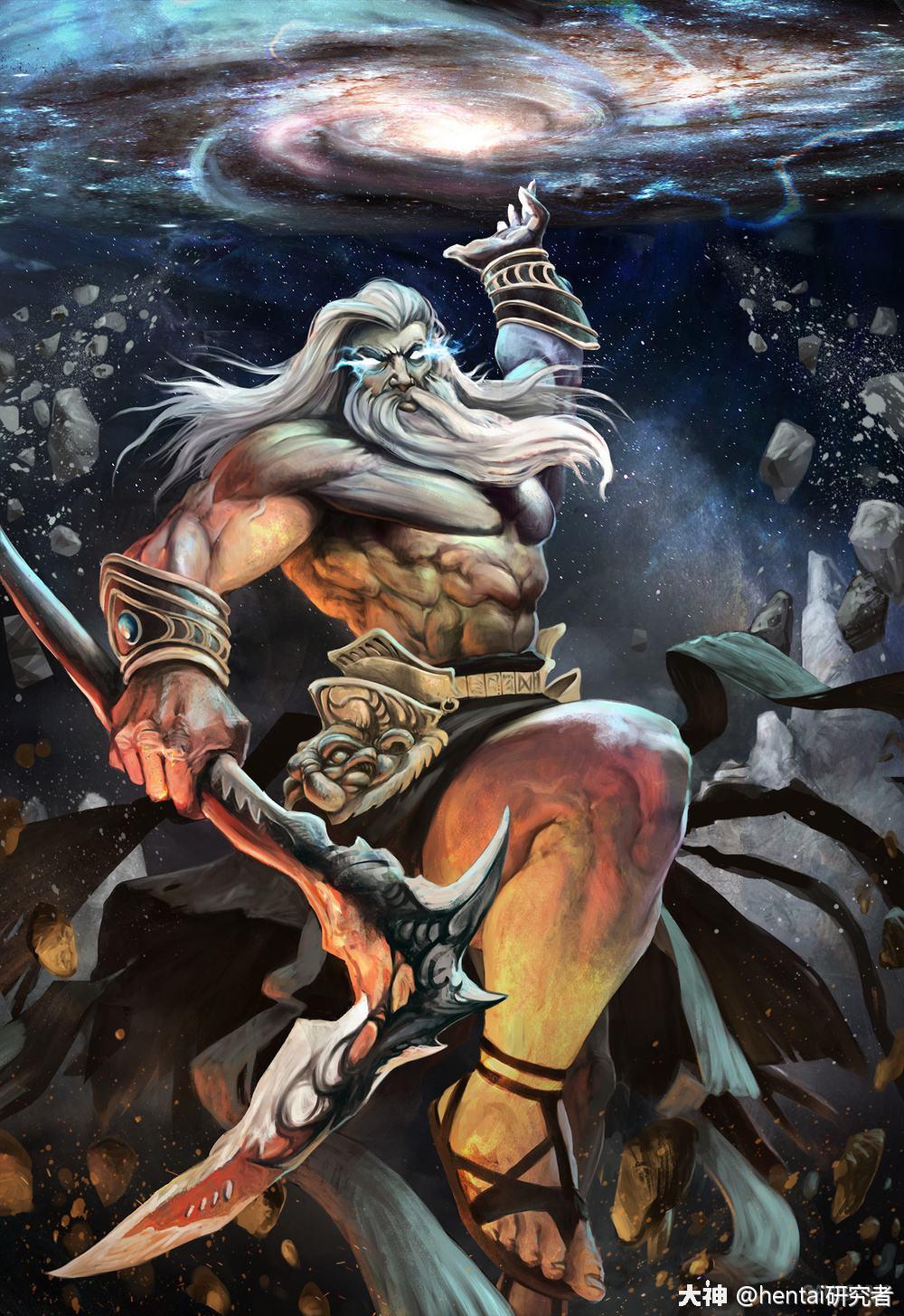 那么自然身为朱庇特父亲的萨图恩,也和时间之神克罗诺斯相对应.