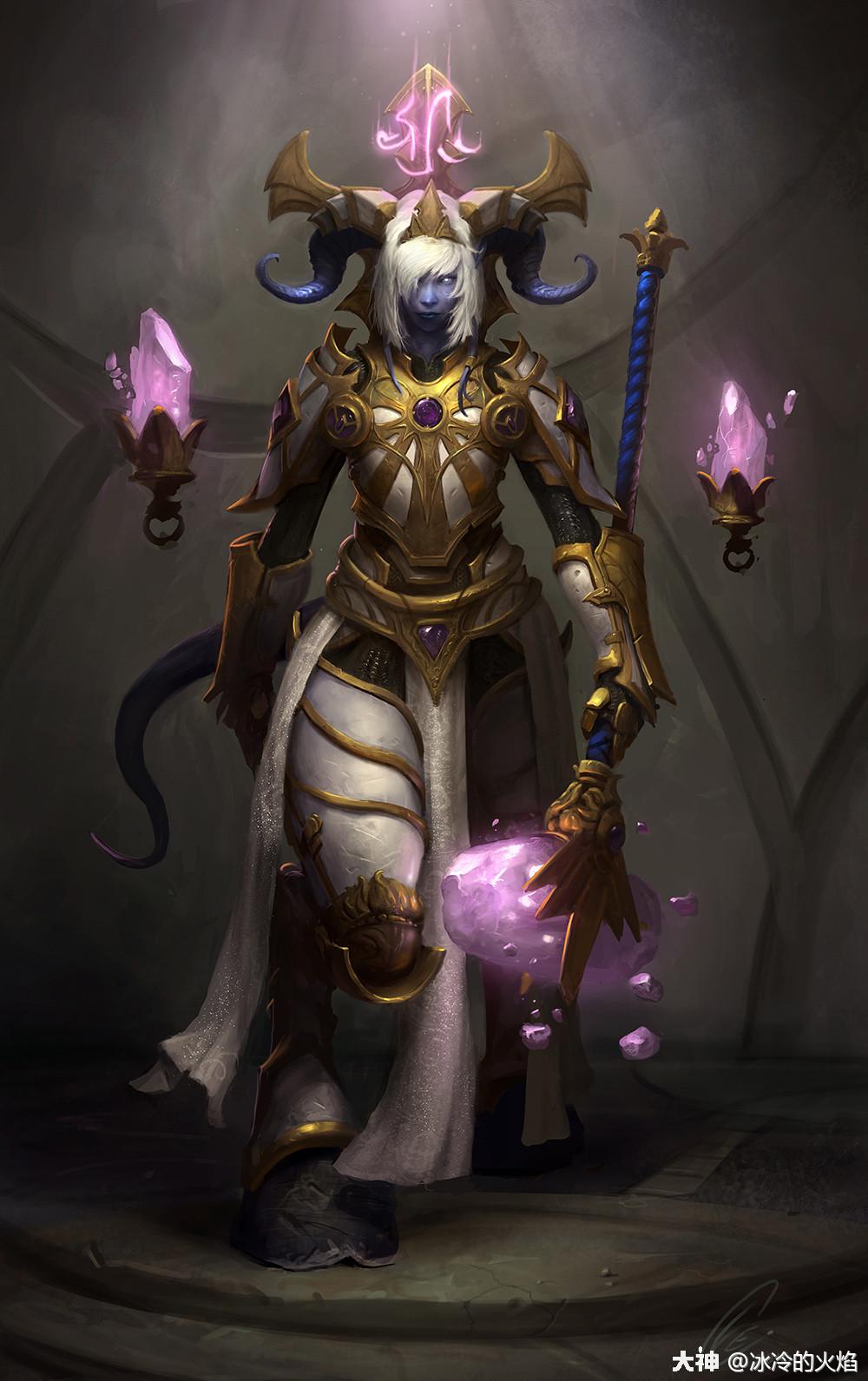 伊瑞尔是魔兽世界中少有的力量型美少女