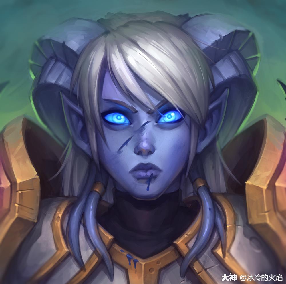 伊瑞尔是魔兽世界中少有的力量型美少女