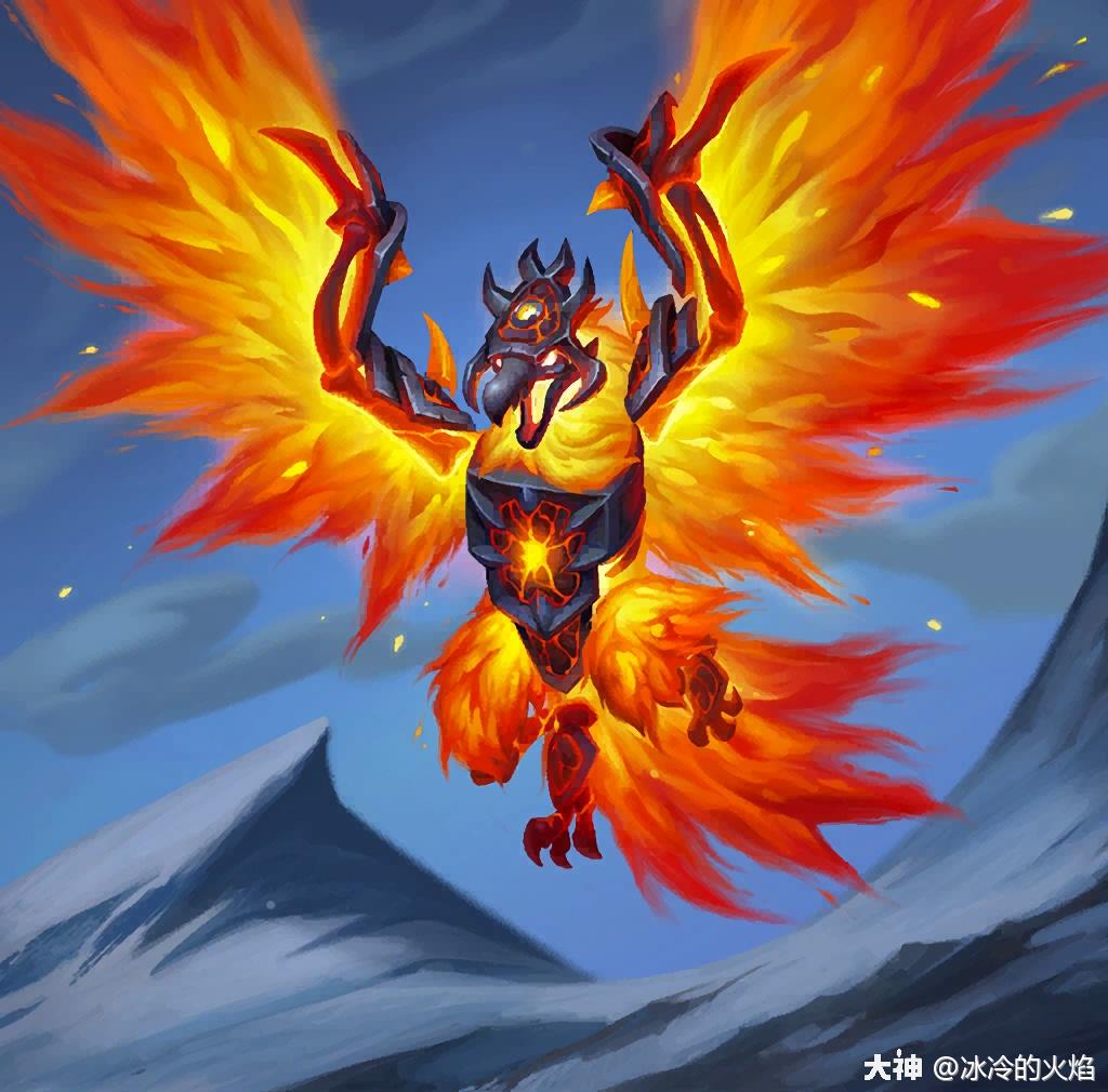 深度挖掘卡牌背后的故事59期在烈焰中重生的炫目火鸟火鹰