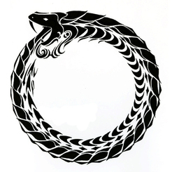它的设计原形是ouroboros(乌洛波洛斯),中文译名衔尾蛇