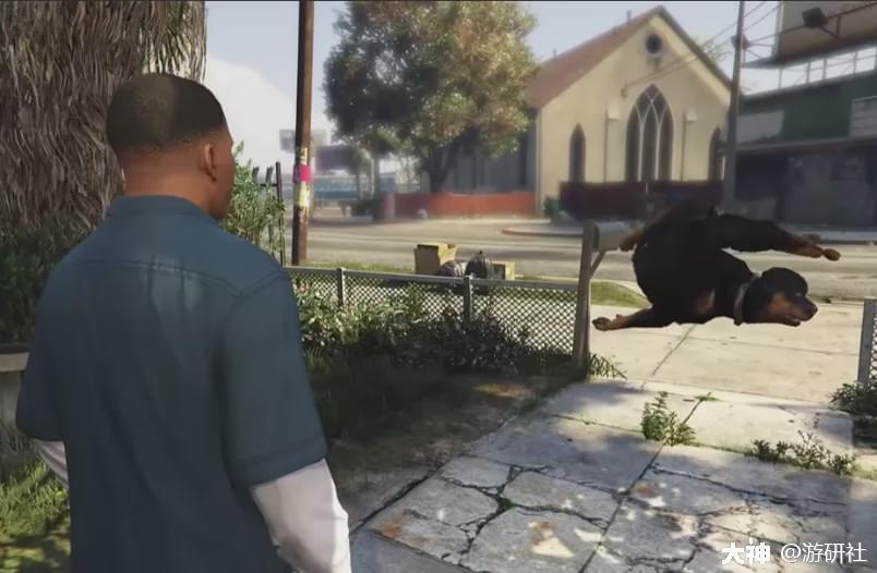 gta5中的富兰克林,正在被整个宇宙嘲讽