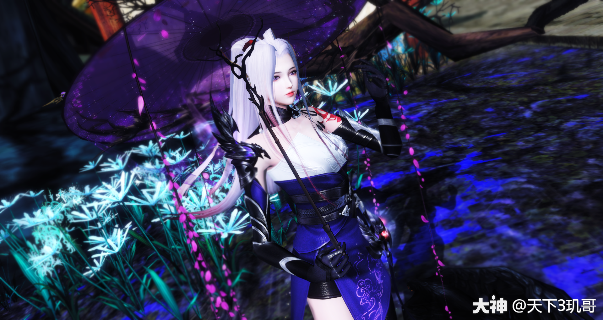 游戏时装概念展示魅影幽兰