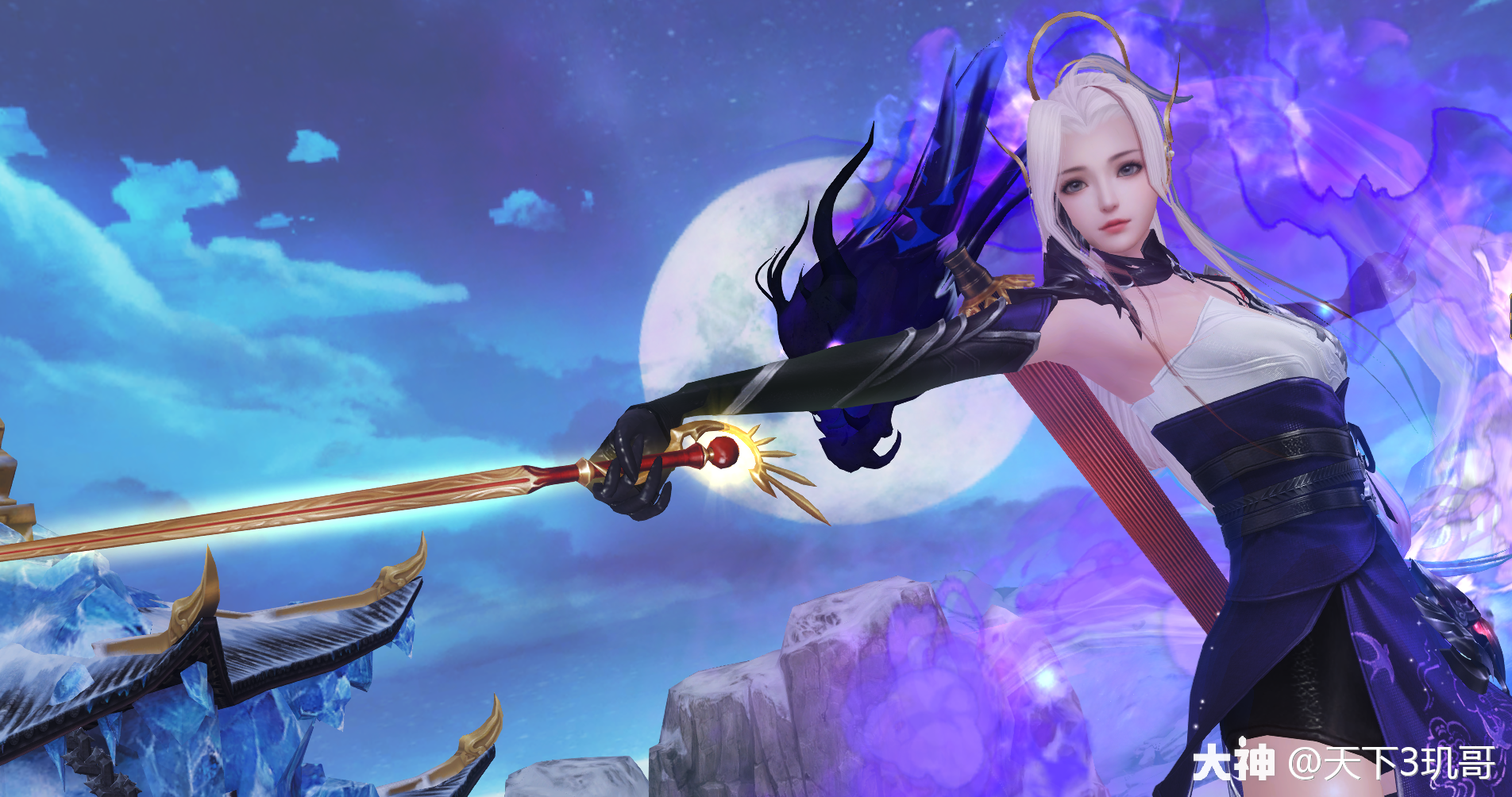 游戏时装概念展示魅影幽兰