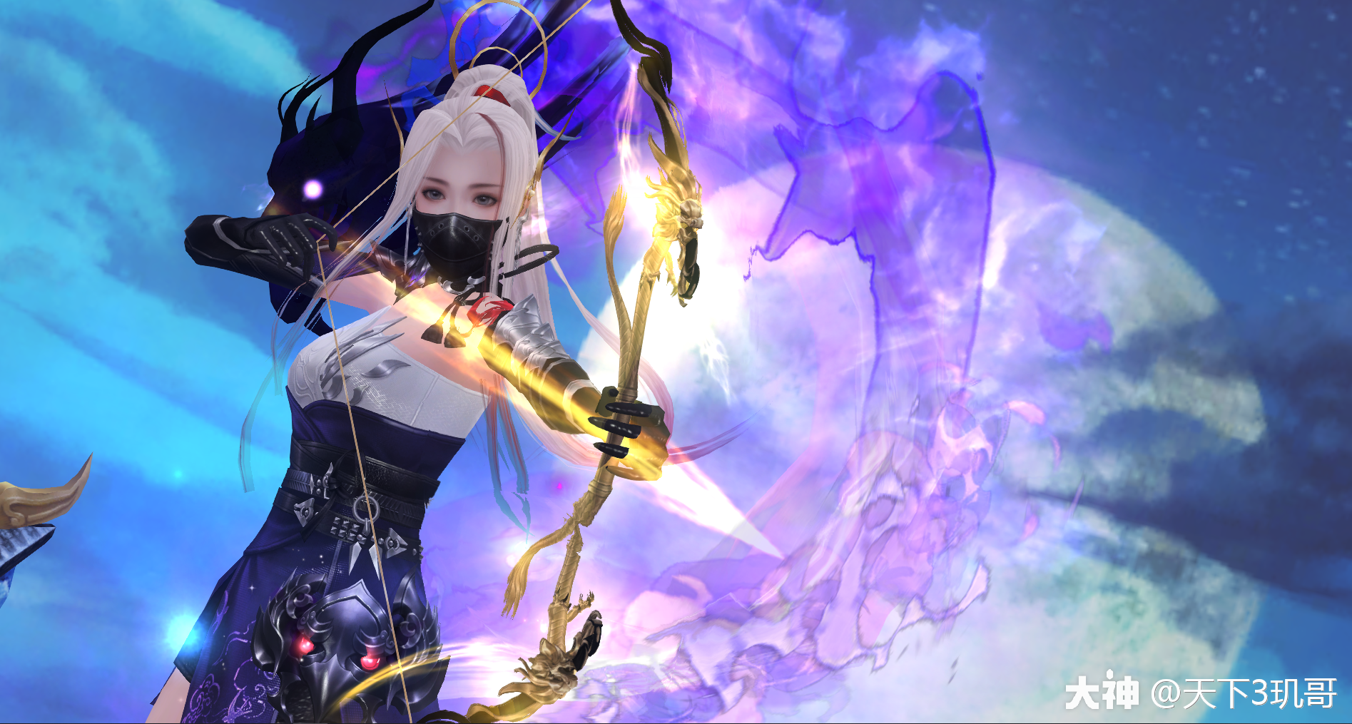 游戏时装概念展示魅影幽兰