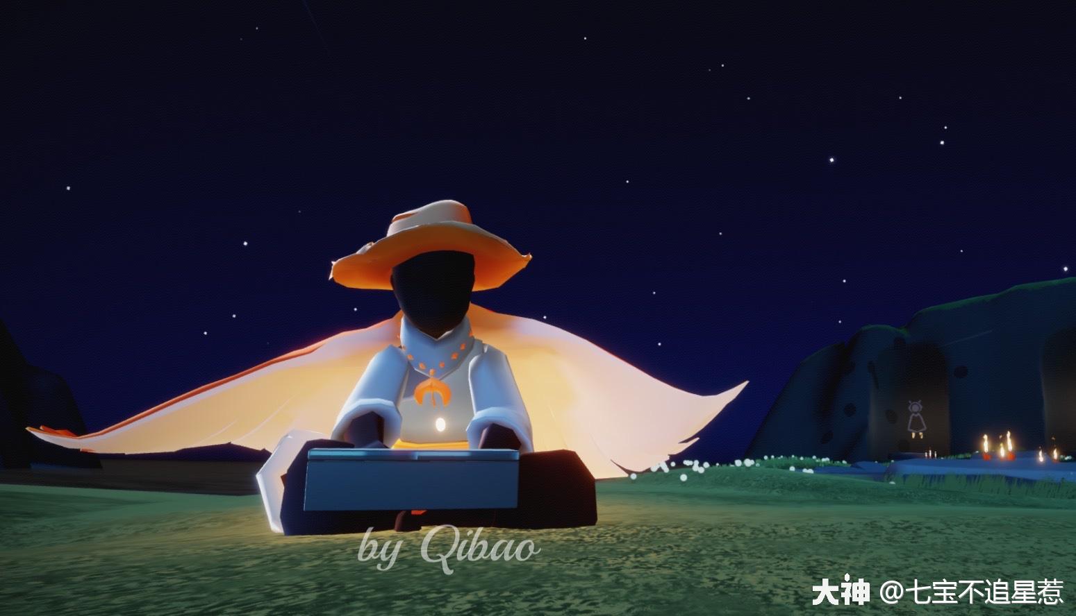 71圣岛季复刻橙色印花斗篷小草帽墨镜面具穿搭测评