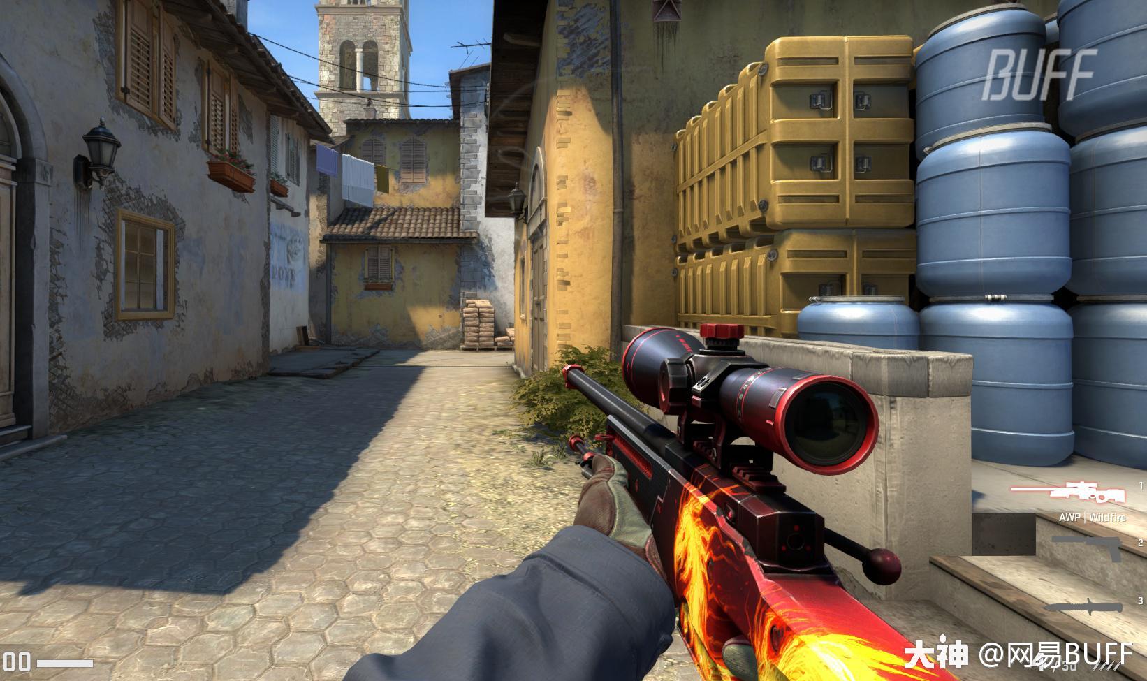 csgo皮肤鉴赏awp野火