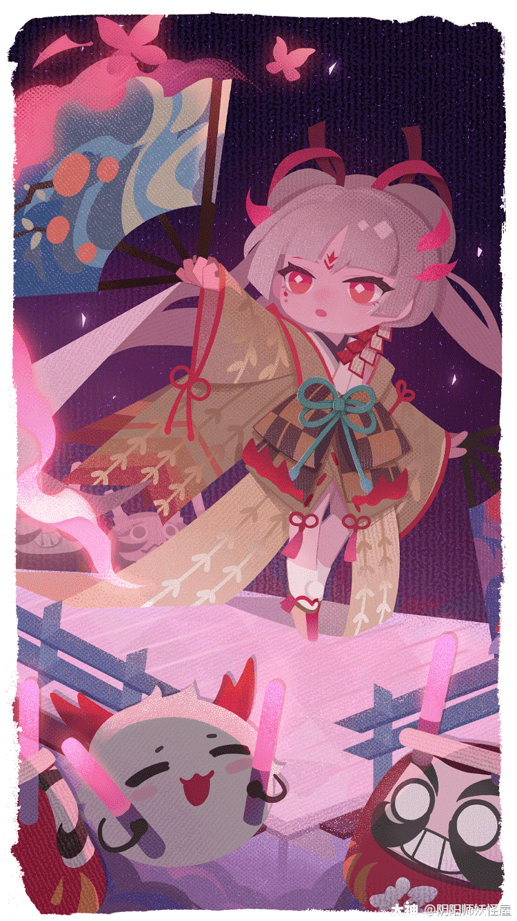 阴阳师妖怪屋2021-07-10查看全文#妖怪屋离火之夜#70新入住小妖怪