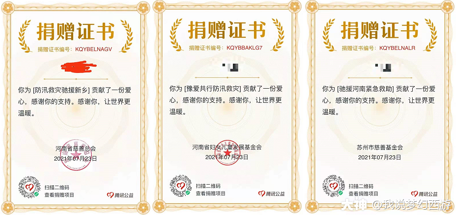 梦幻西游玩家心系灾区汴梁城帝王家族为河南捐款请疯狂点赞