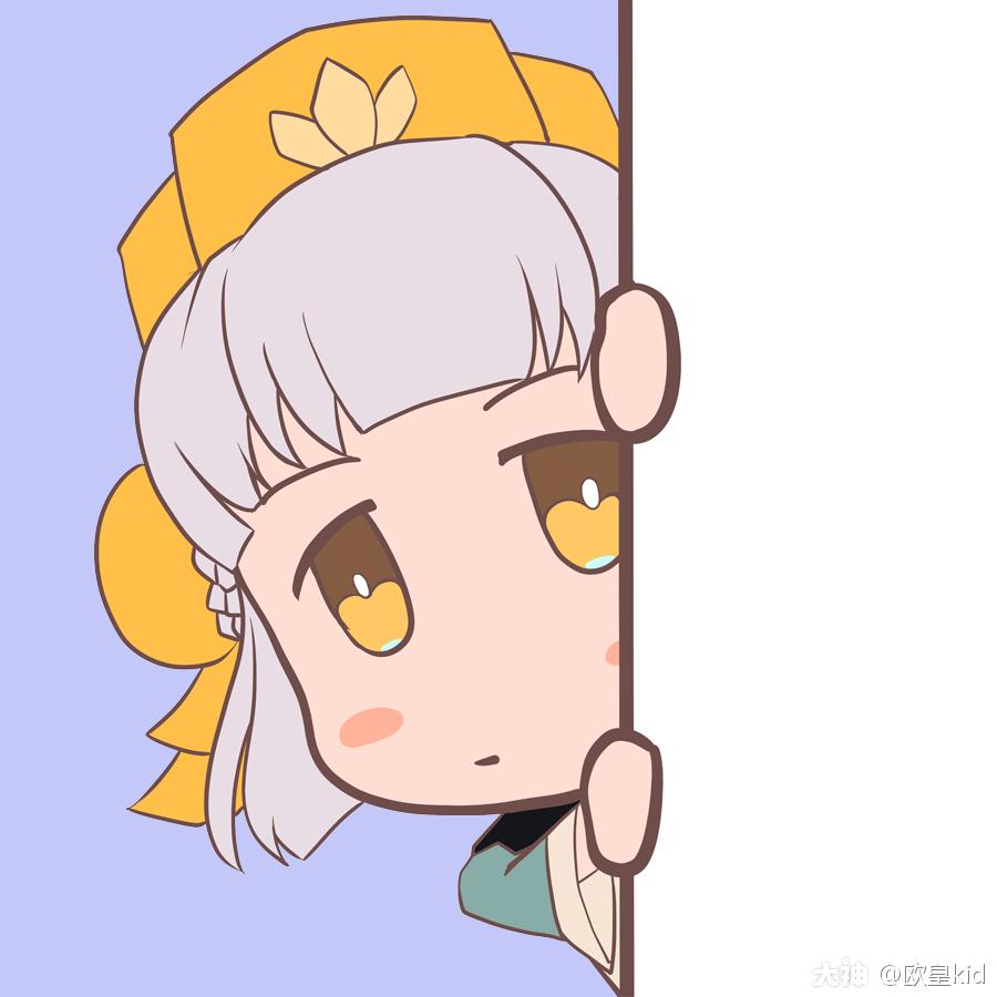 忘川风华录手游##忘川名士团##忘川表情包#扒门缝……2021-08-09