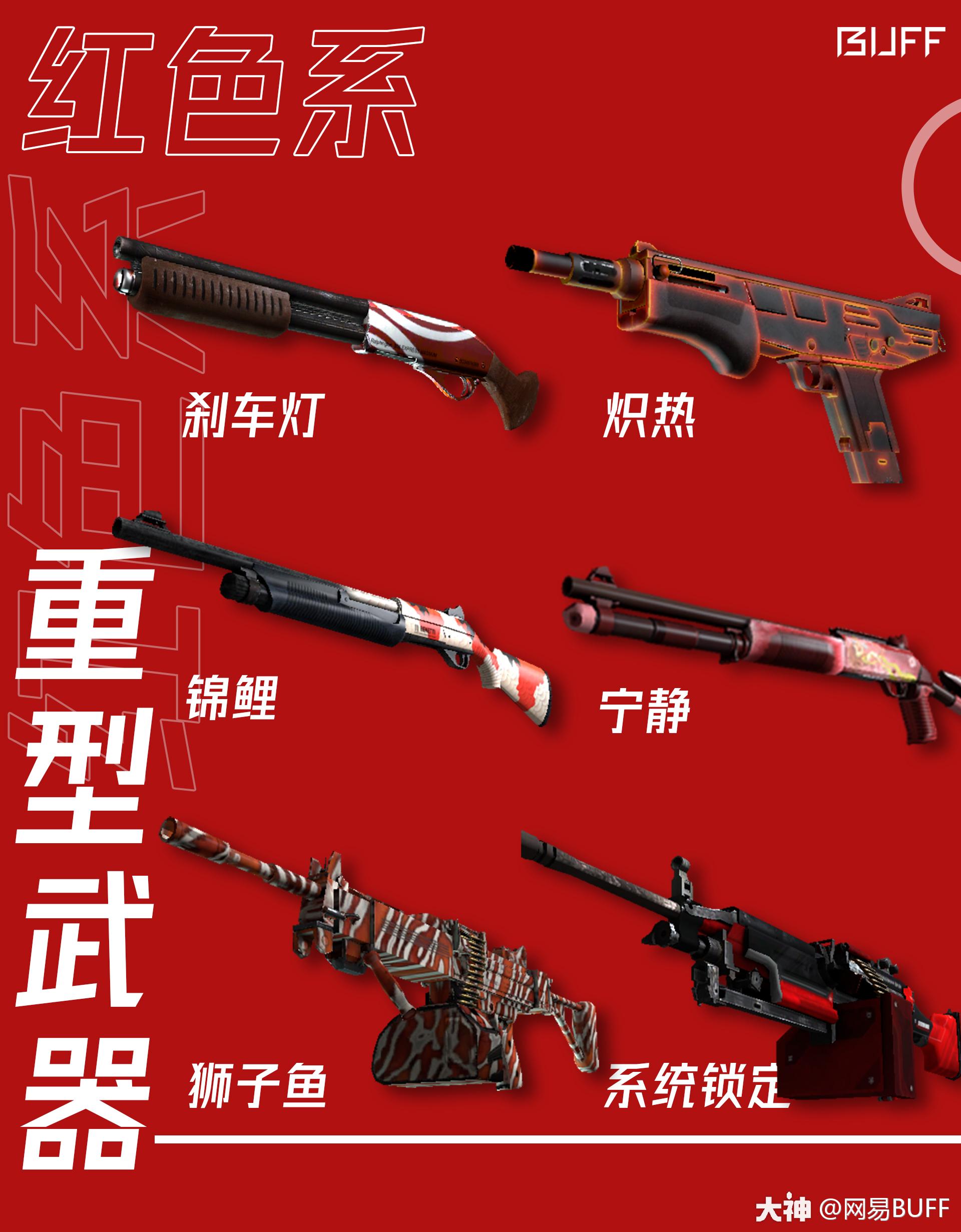 csgo皮肤搭配指南:红红火火