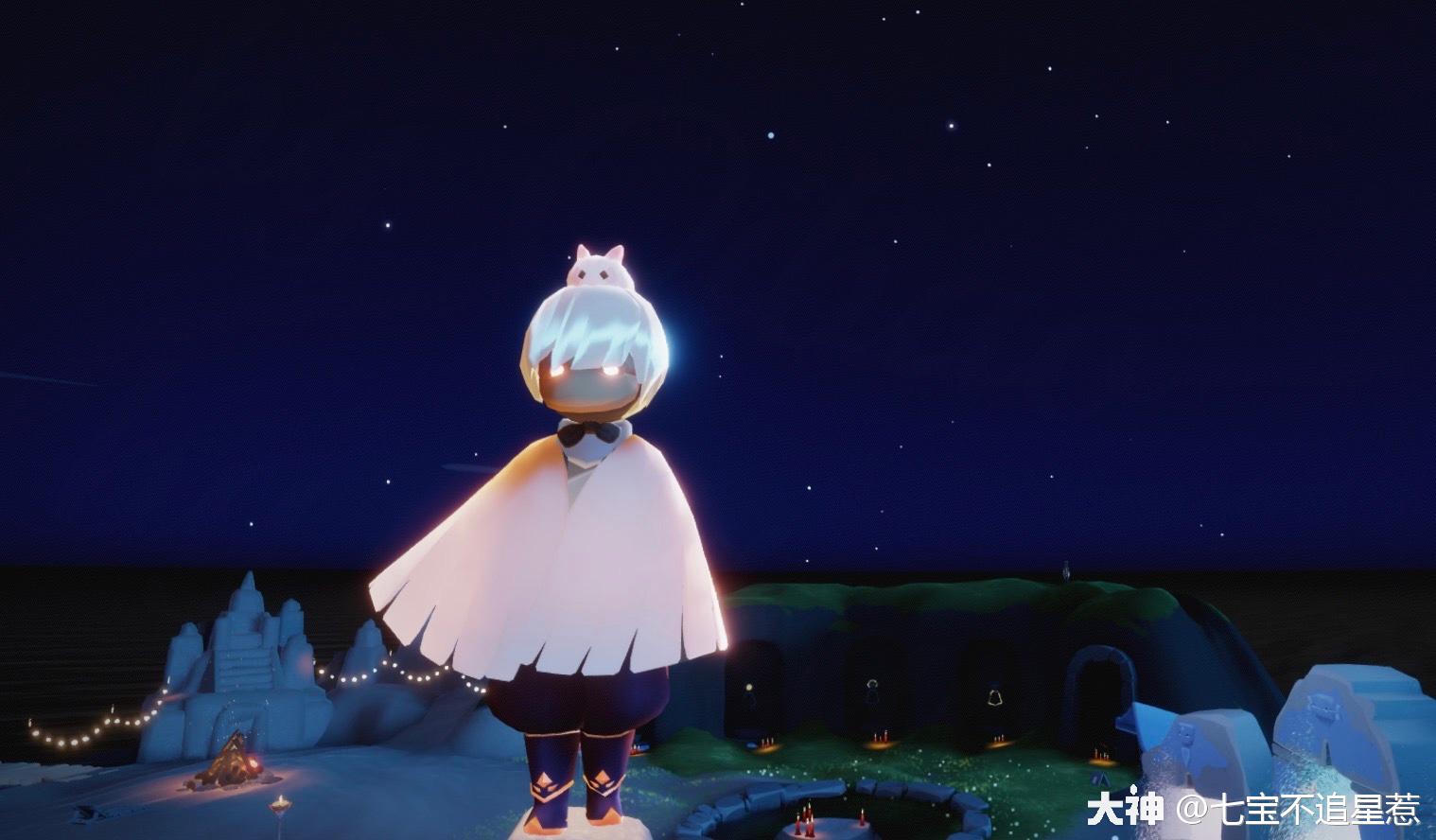 光遇国庆节节日复刻地中海发型老爷爷面具黑领结穿搭指南