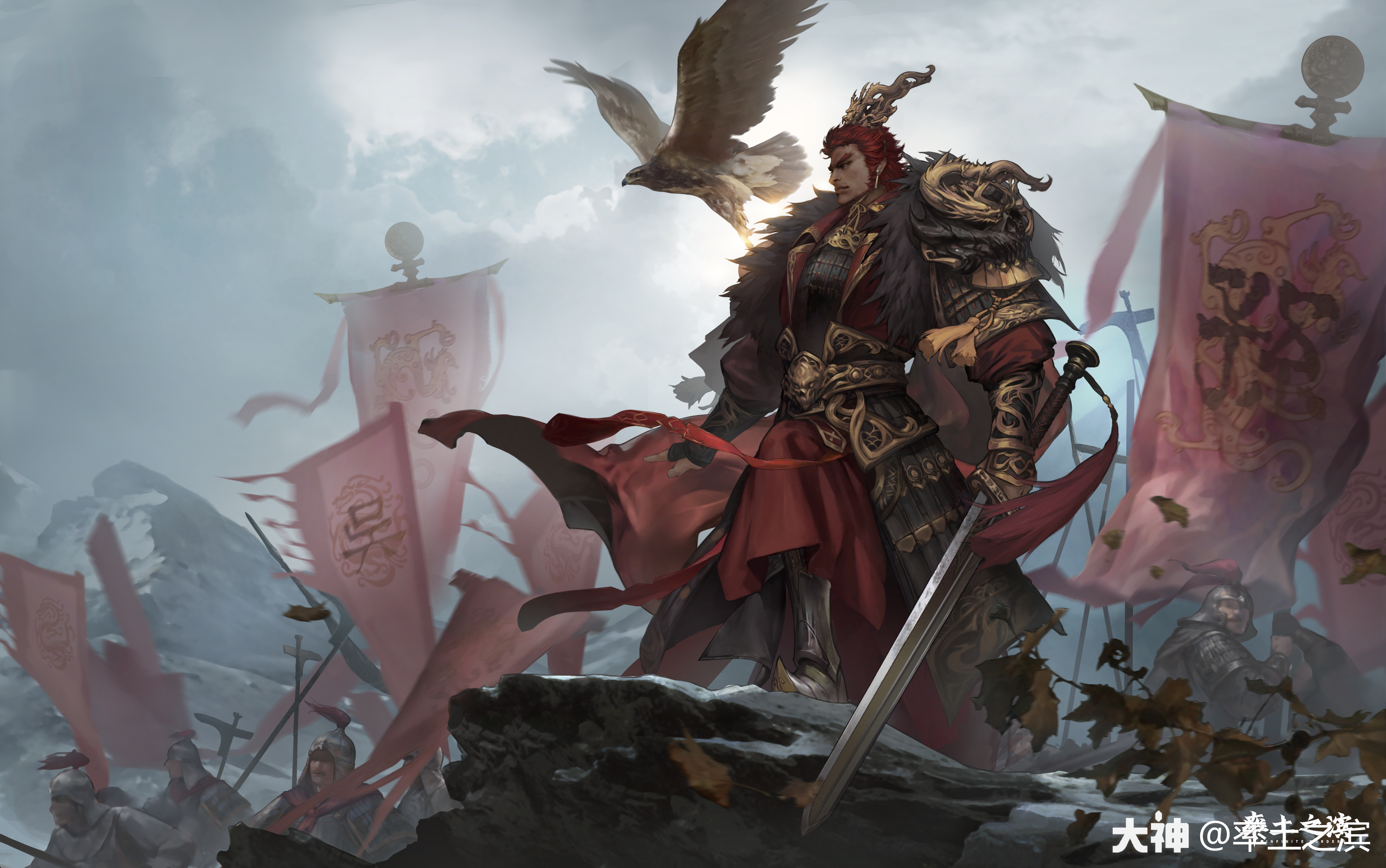 率土之滨东吴第一代开拓者——孙坚哪位是孙坚的粉丝呢?哦_率土之滨 |