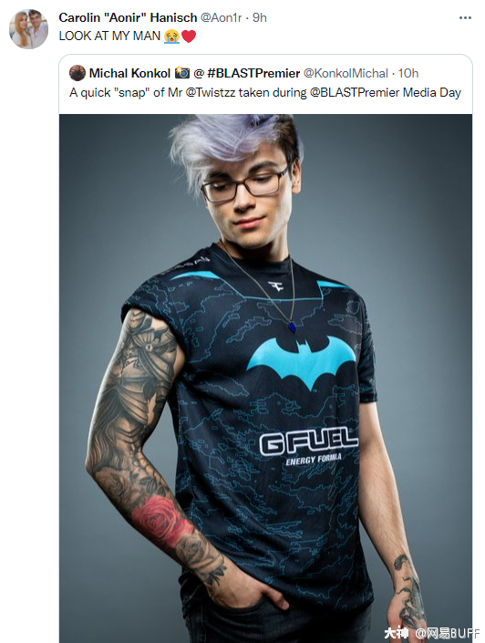 花臂蝙蝠侠twistzz4.fallen是个透视!